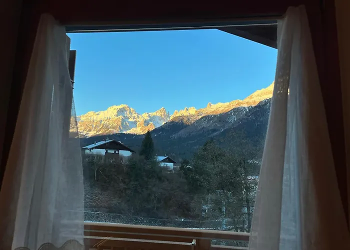 Attico In Legno Ad Andalo, Di Fronte Alle Piste Da Sci